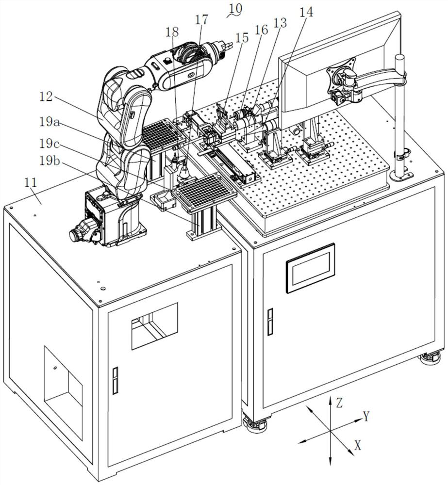 Ceramic ferrule assembly end face detection machine and end face detection method