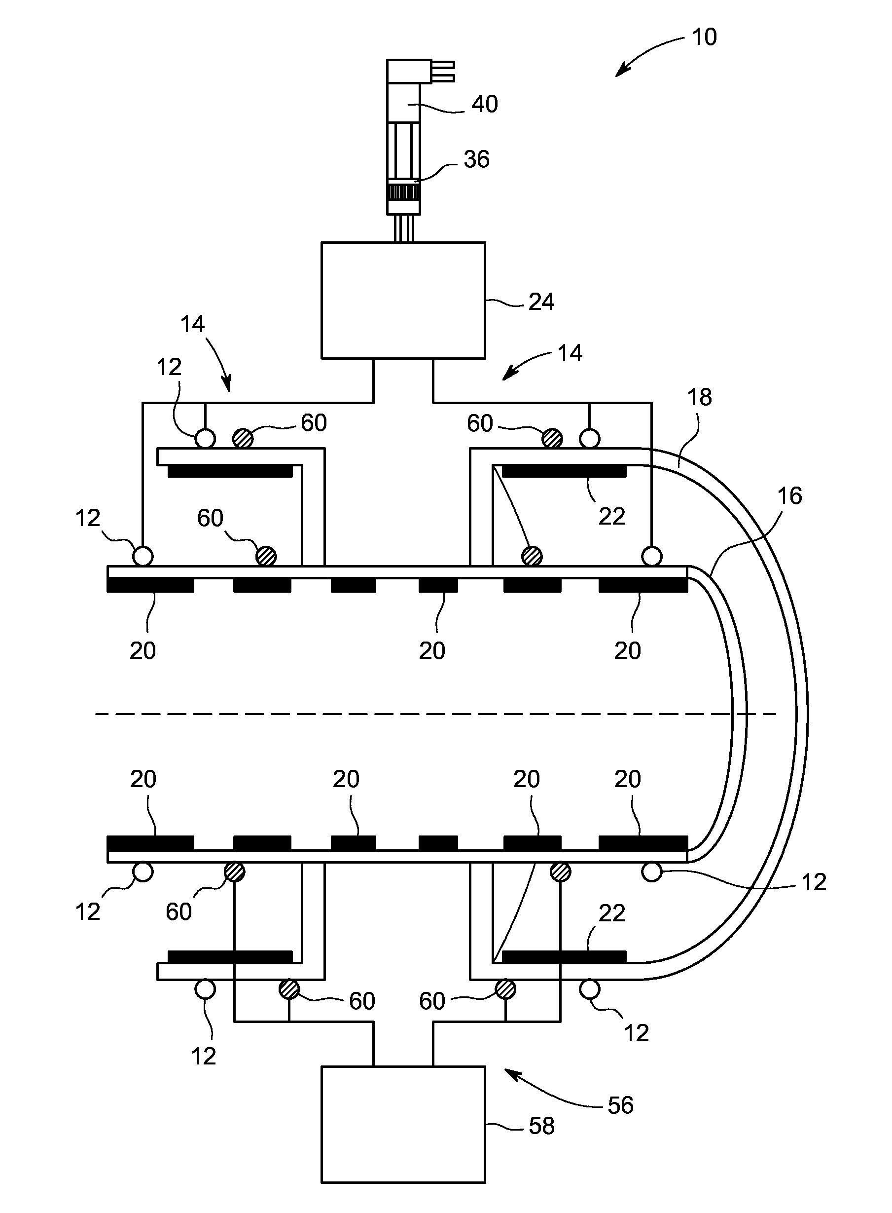 Cooling system and method for a magnetic resonance imaging device