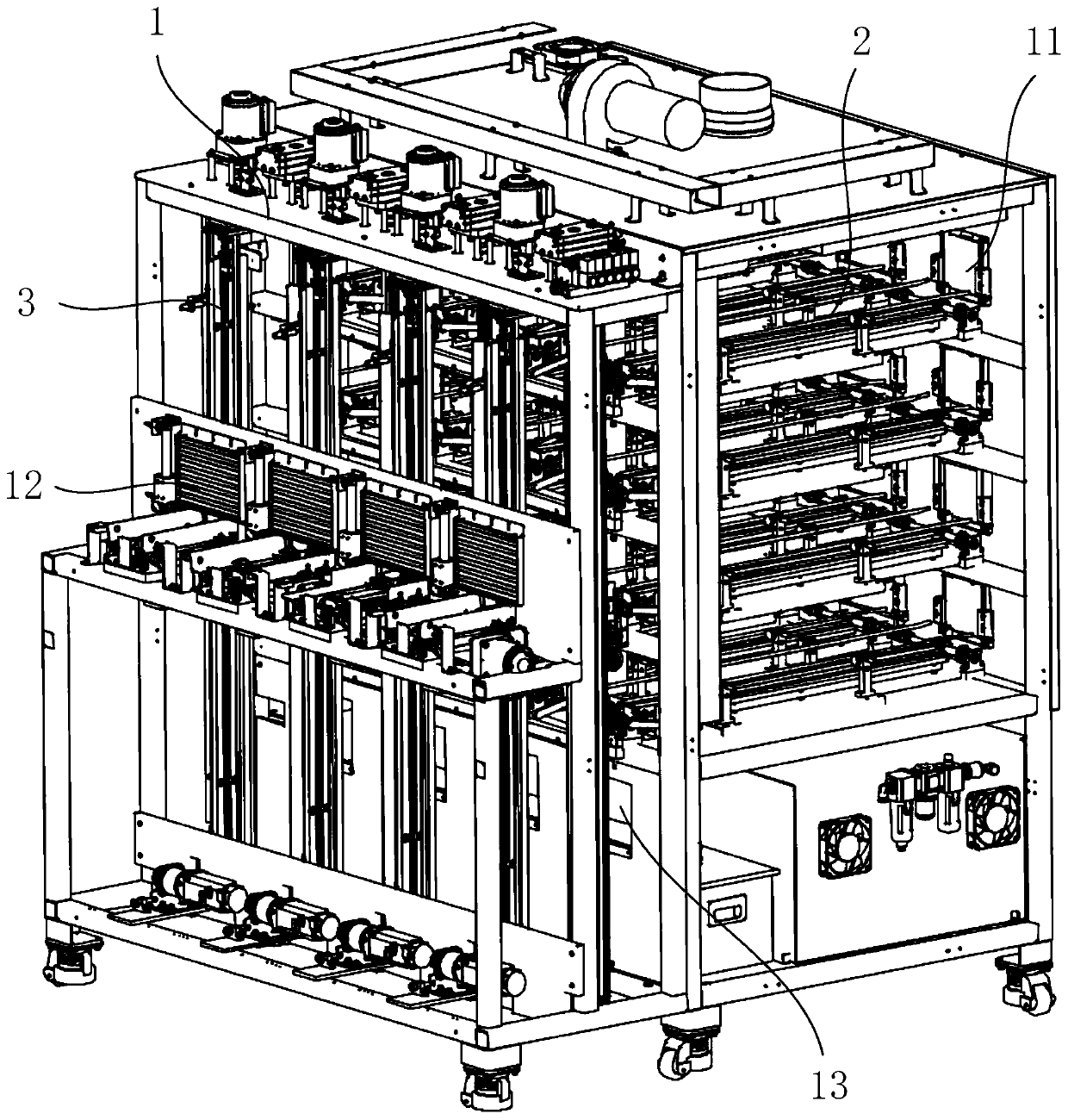 Automatic feeding heat preservation cabinet