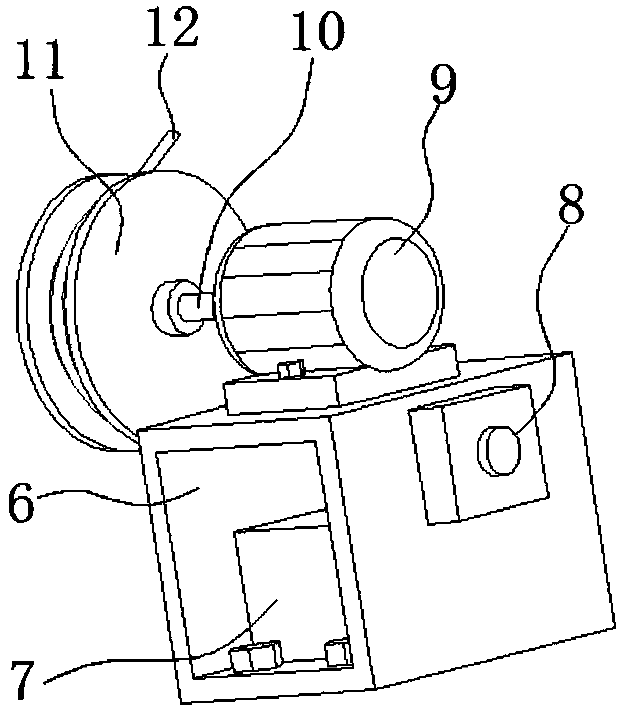 Fabricated building outer wall construction operation device