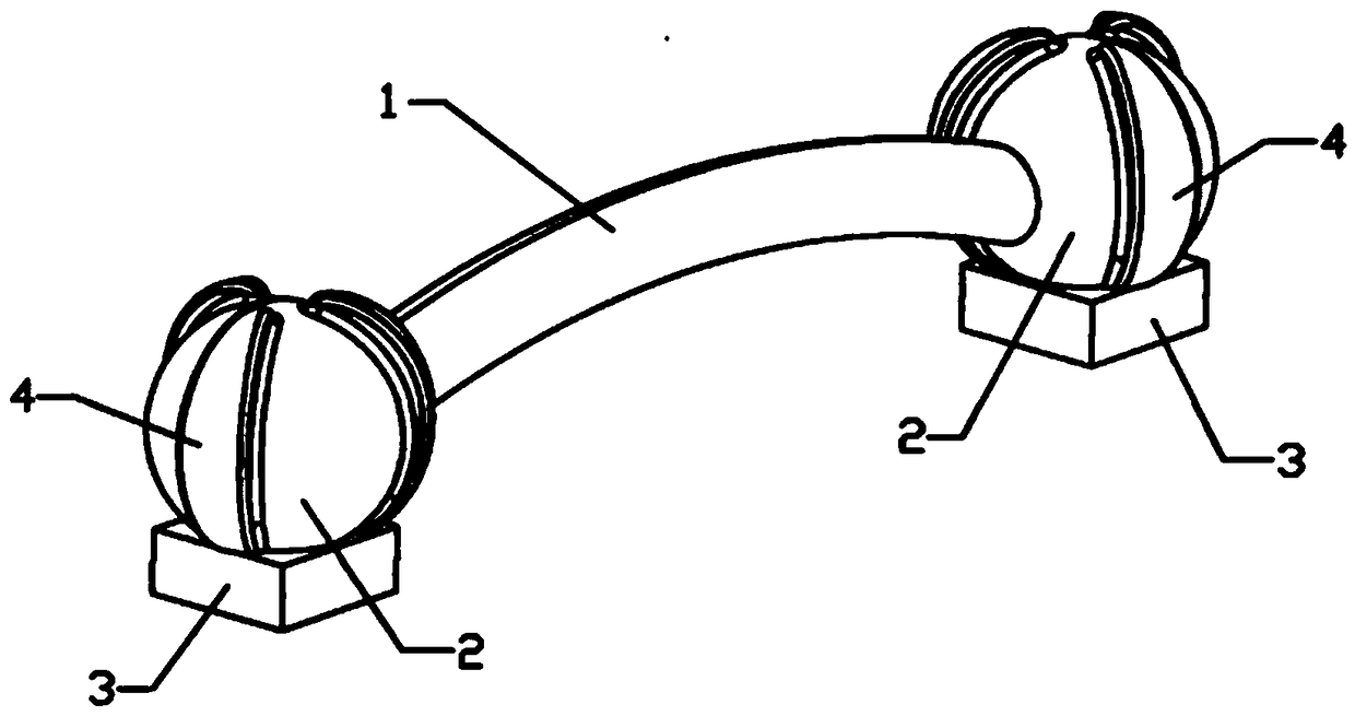 Double-head door puller