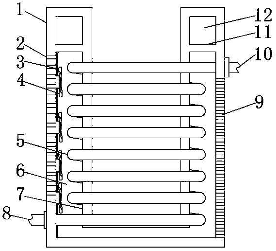 Novel water-cooled mold for casting wrought aluminum and aluminum alloy ingot mold