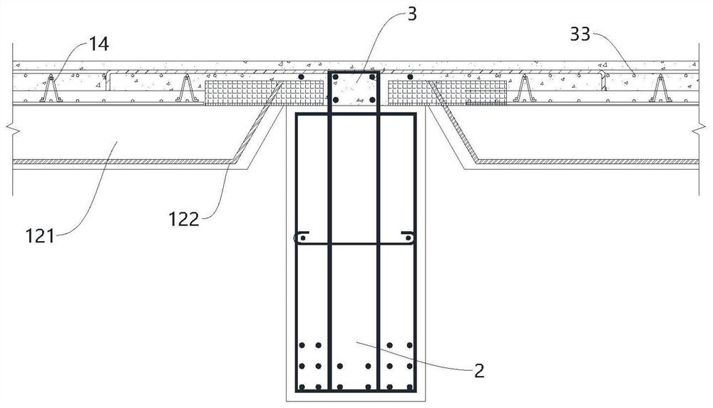 One-way multi-ribbed composite floor system