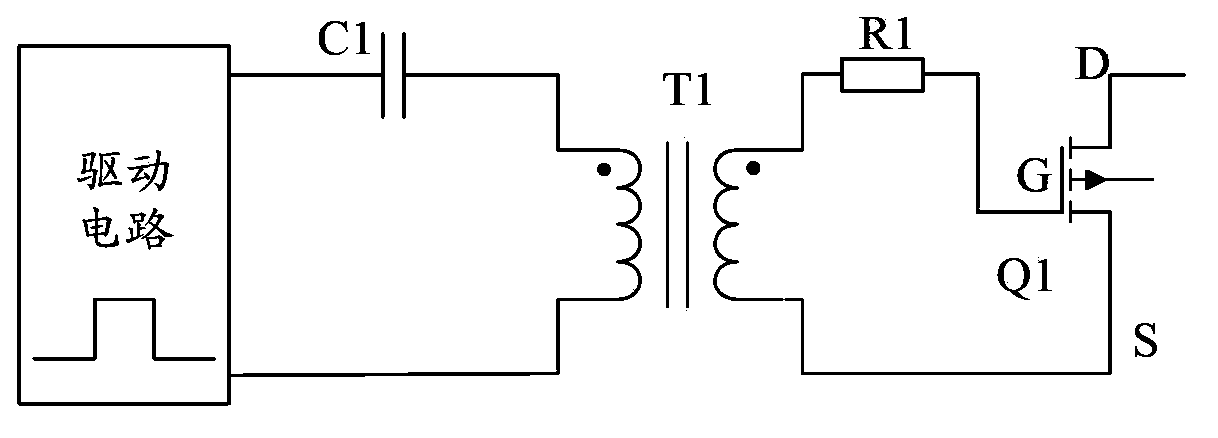 Isolation type high-power driving circuit and switch power supply using circuit