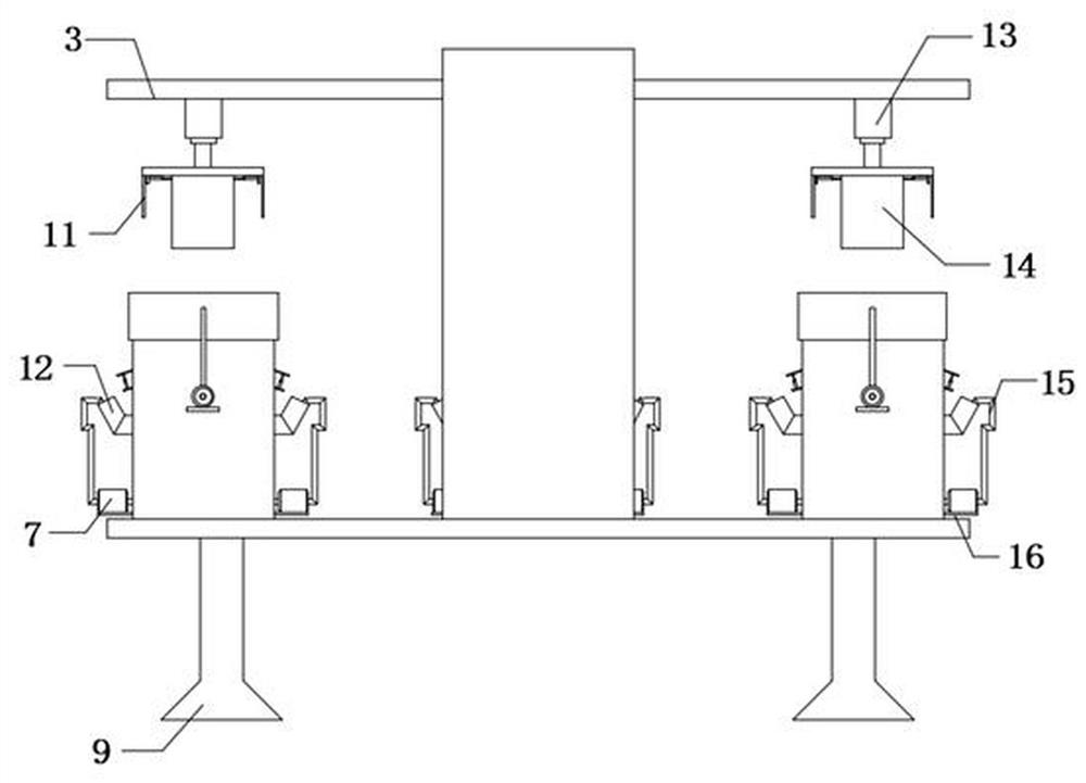 Rapid extraction equipment for organic matters in mineral mud