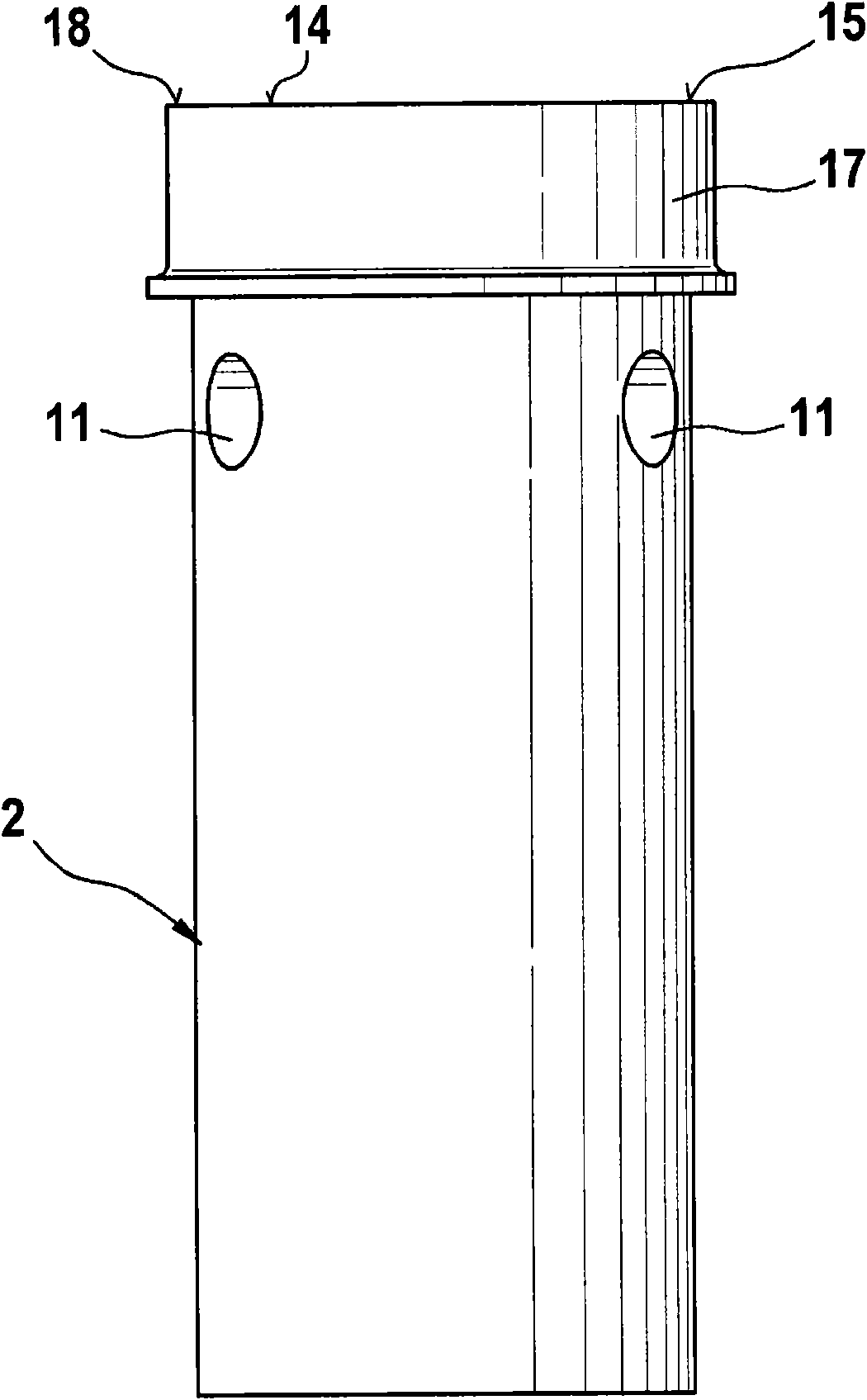 Magnetic valve and driver assistance device having such a magnetic valve