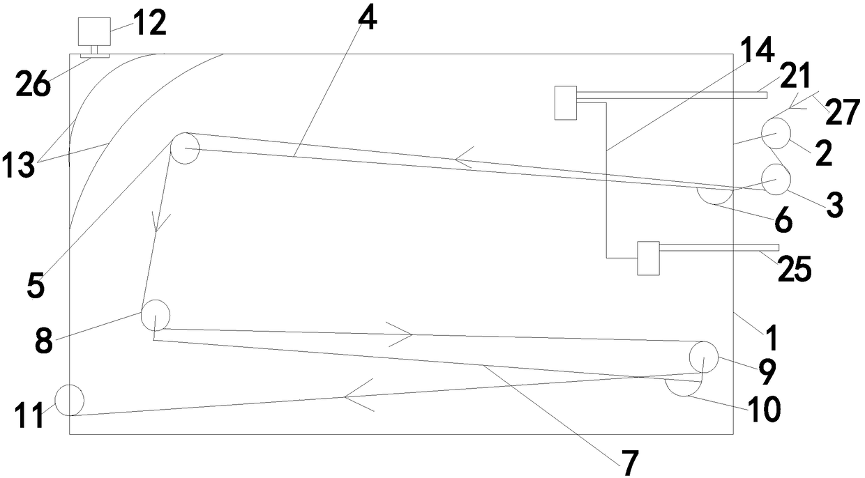 A stereotyped color spray box suitable for gray straw mats and its realization method