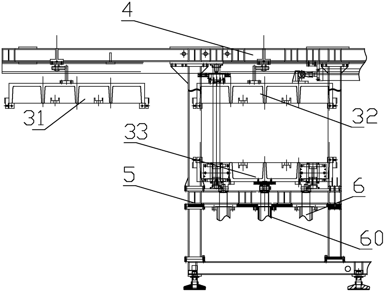 Pulp mold dewatering and sizing device