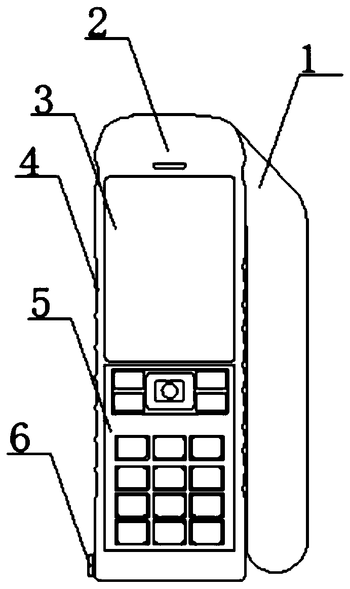 Communication telephone used for general-purpose plane and having cleaning function