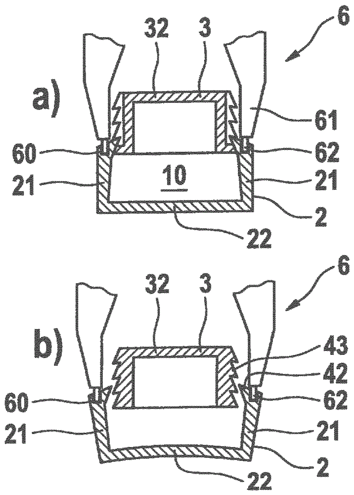 Intervertebral cage which is expandable in steps and implantation instrument therefor
