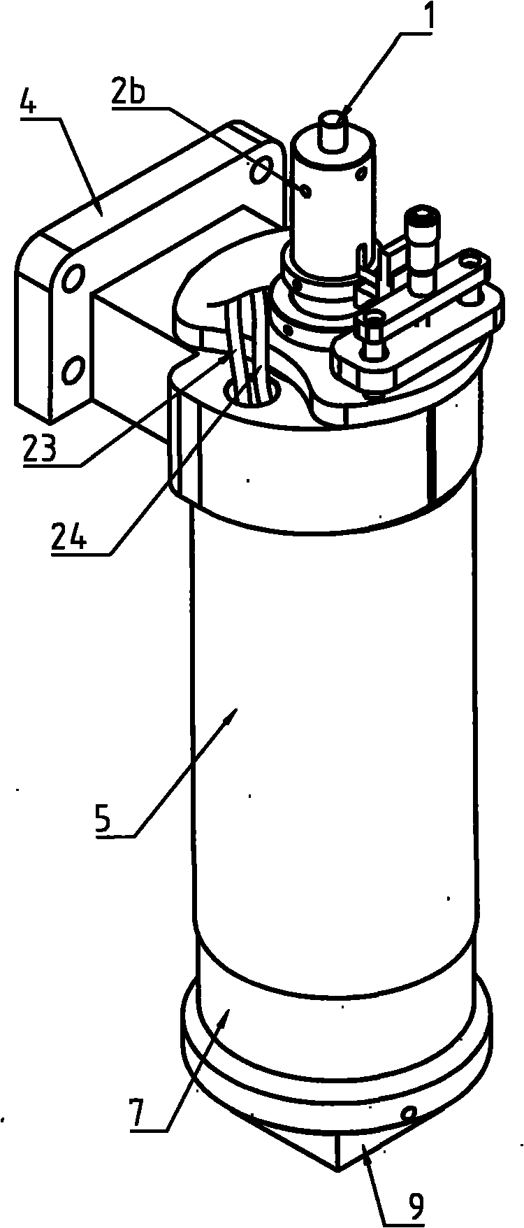 Dismounting-welding integrated hot air head