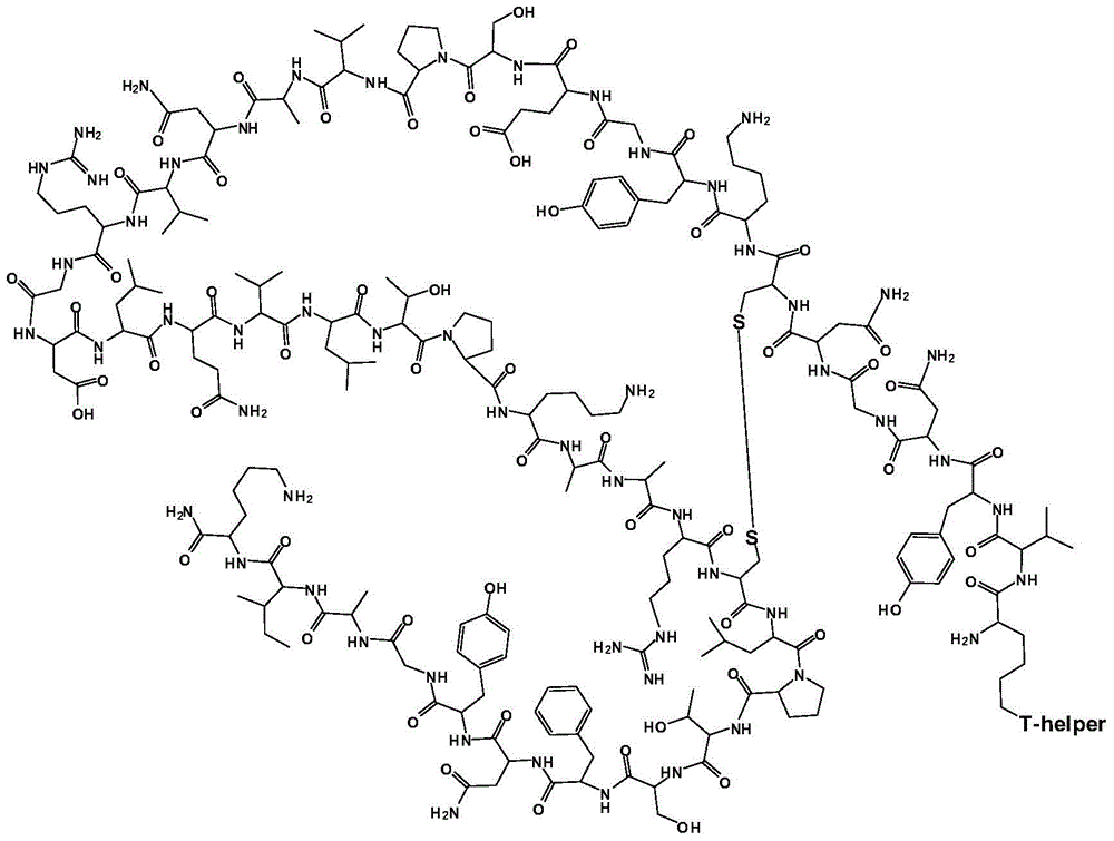 Method for preparing swine O-type foot-and-mouth disease synthetic peptide antigen 2600 by solid-phase fragment method