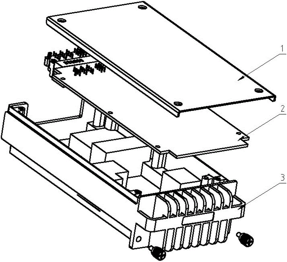 Plug-in heat dissipation power module