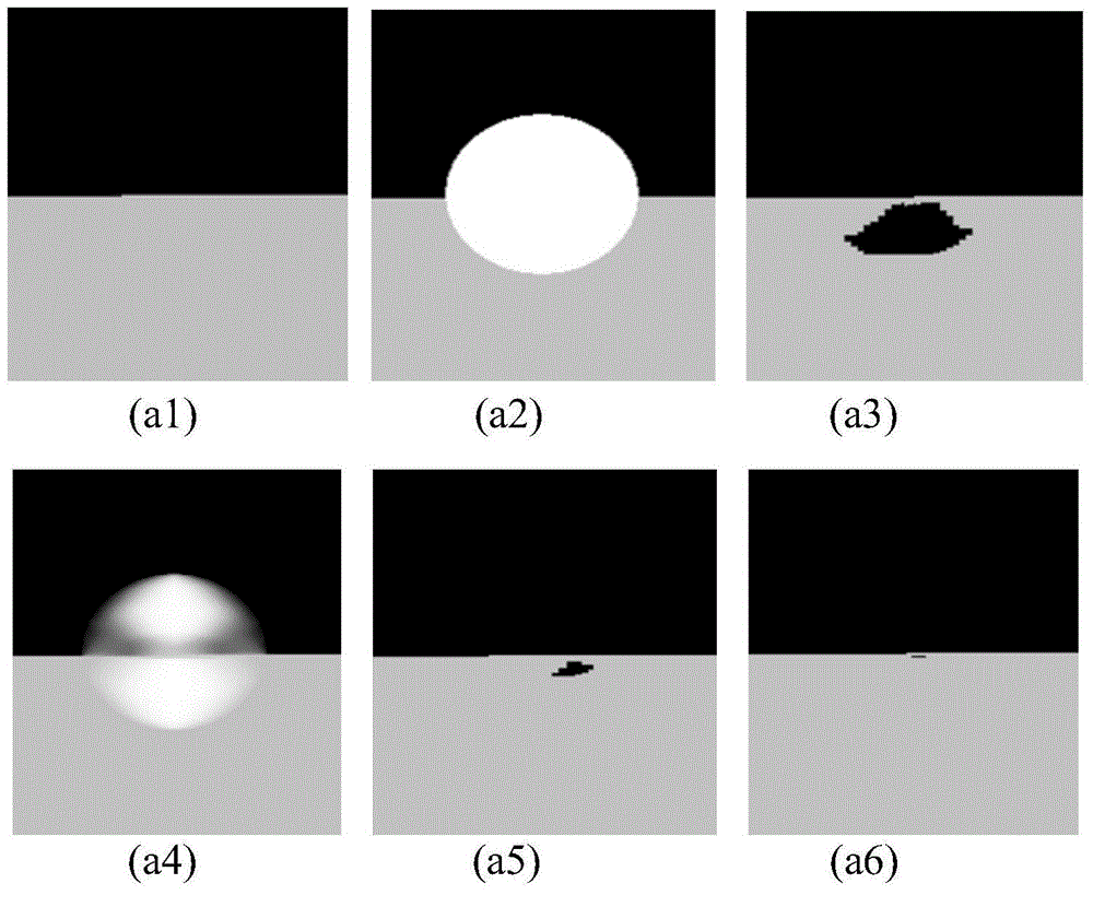 Image synthesis restoration method based on local structure features
