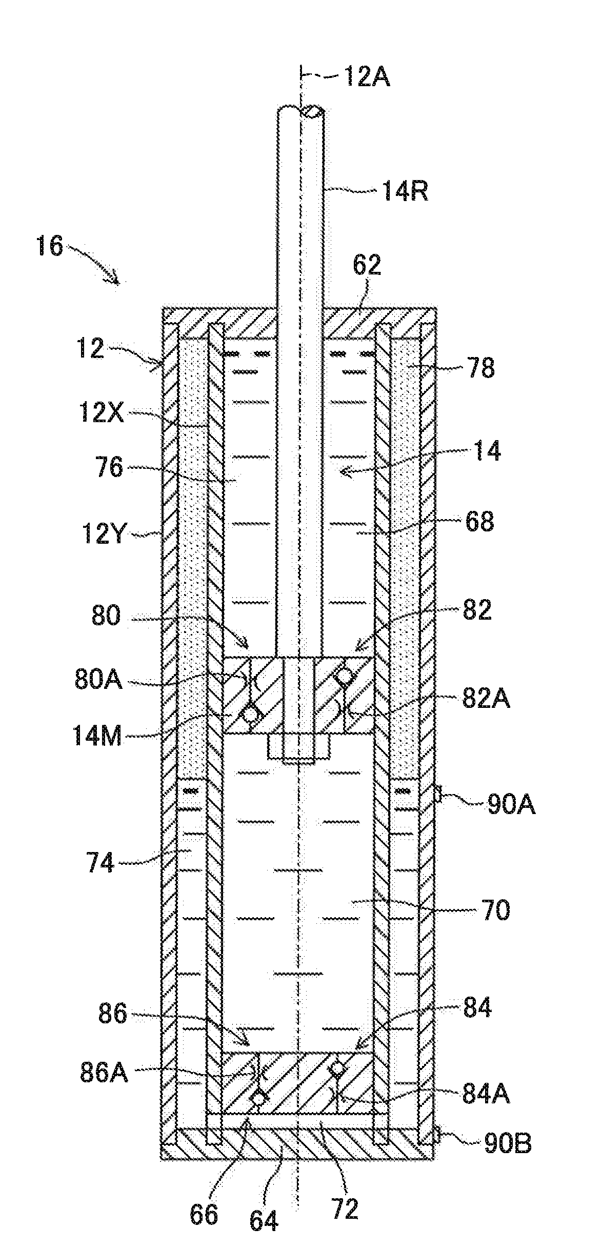 Damping force generation device for vehicle