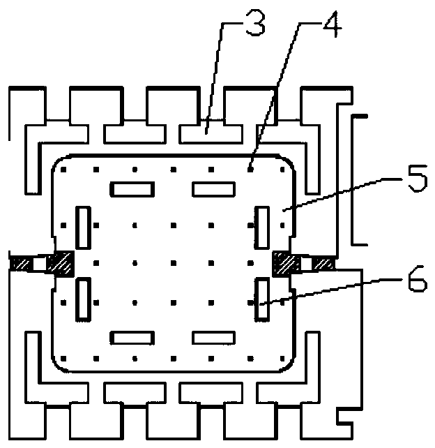 A high-density integrated circuit packaging structure