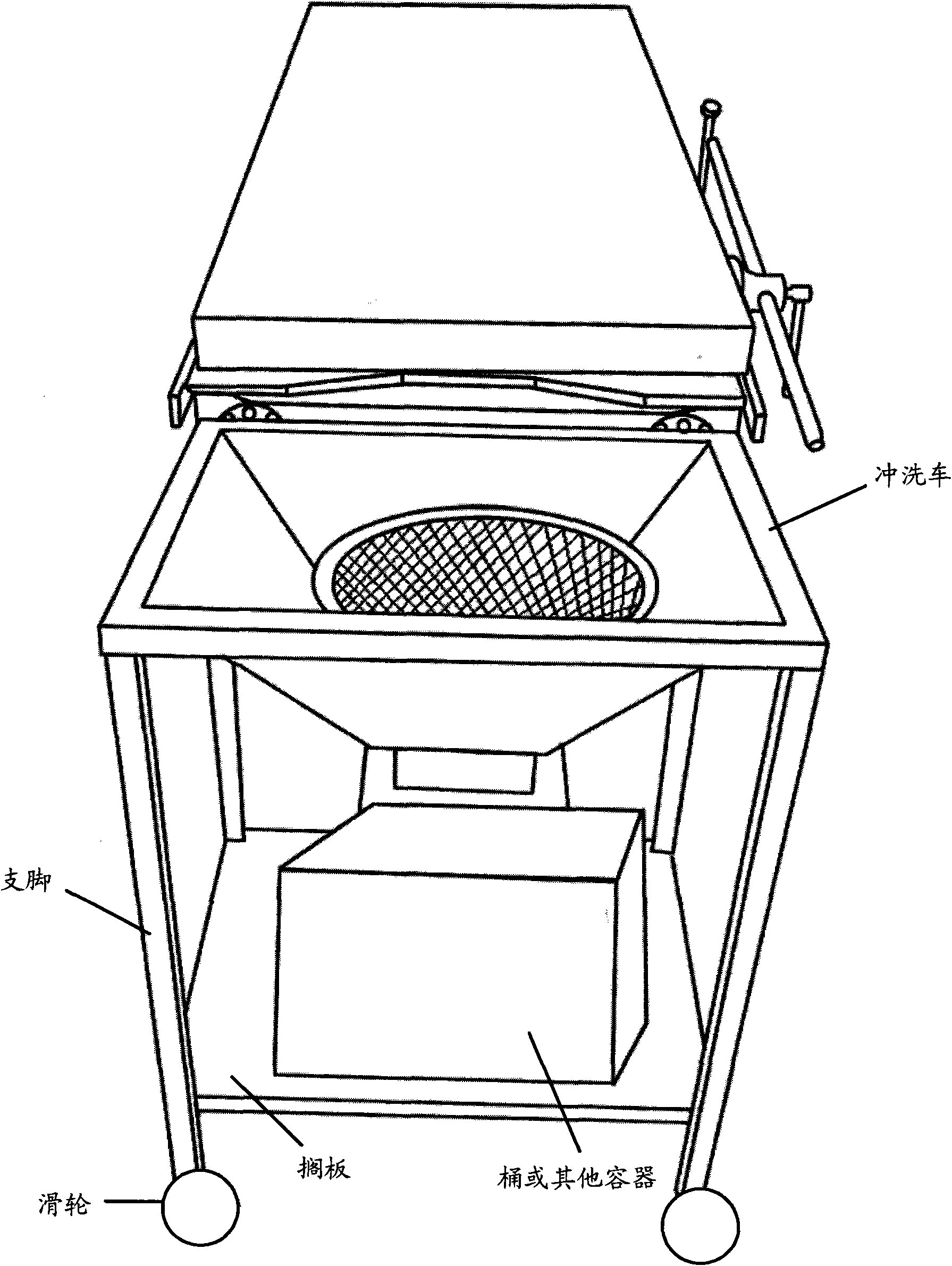 Electrotomy rinsing device