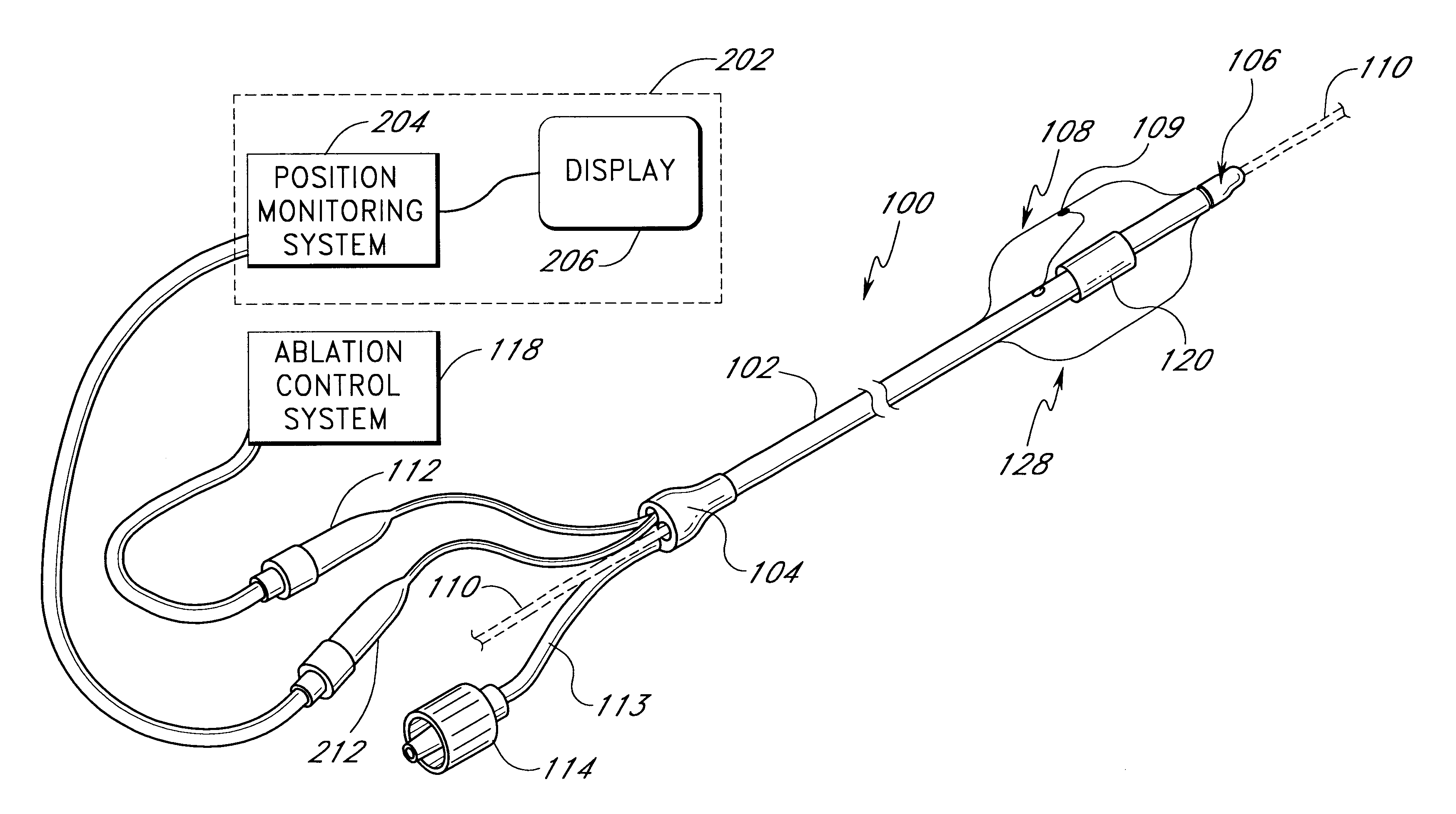 Positioning system and method for orienting an ablation element within a pulmonary vein ostium