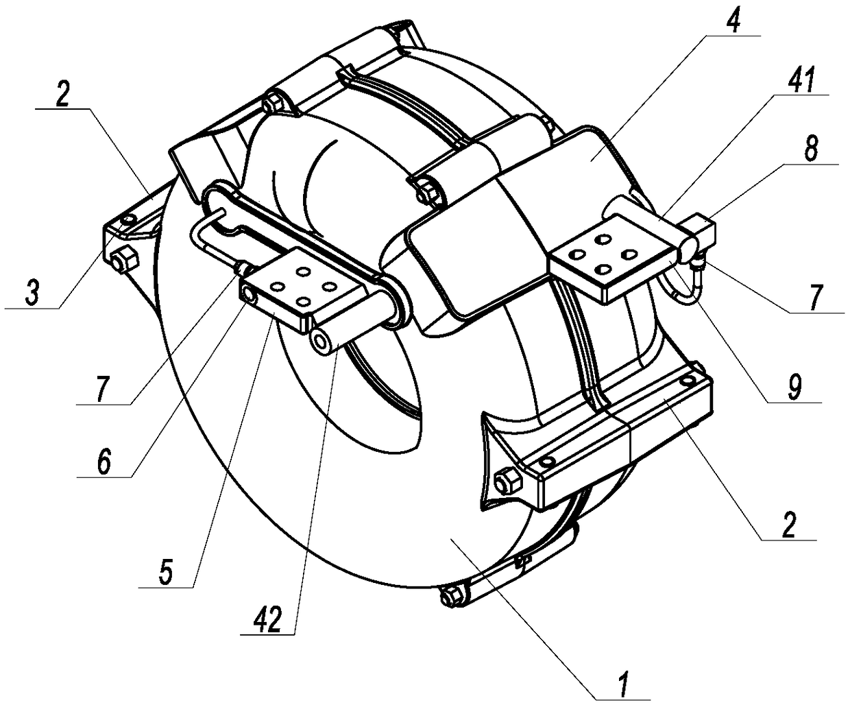 Suspended annular anode saturated reactor