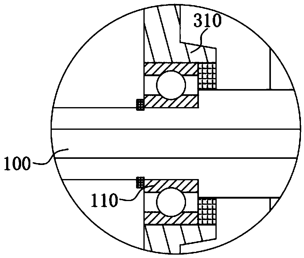 Integrated type power assembly and electric vehicle