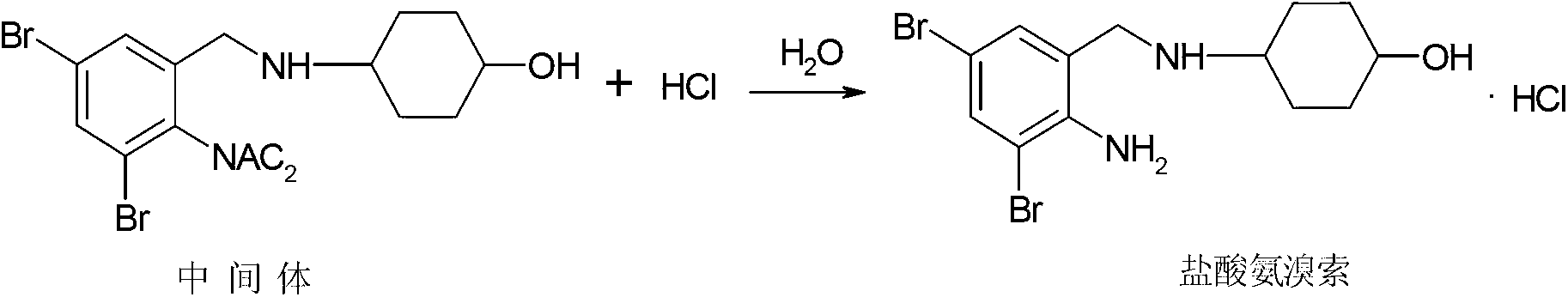 Ambroxol hydrochloride compound refining method