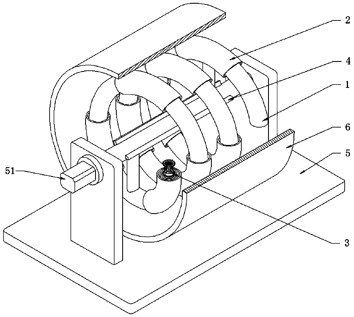 Device for processing, cleaning and disinfecting fish and shrimp aquatic products