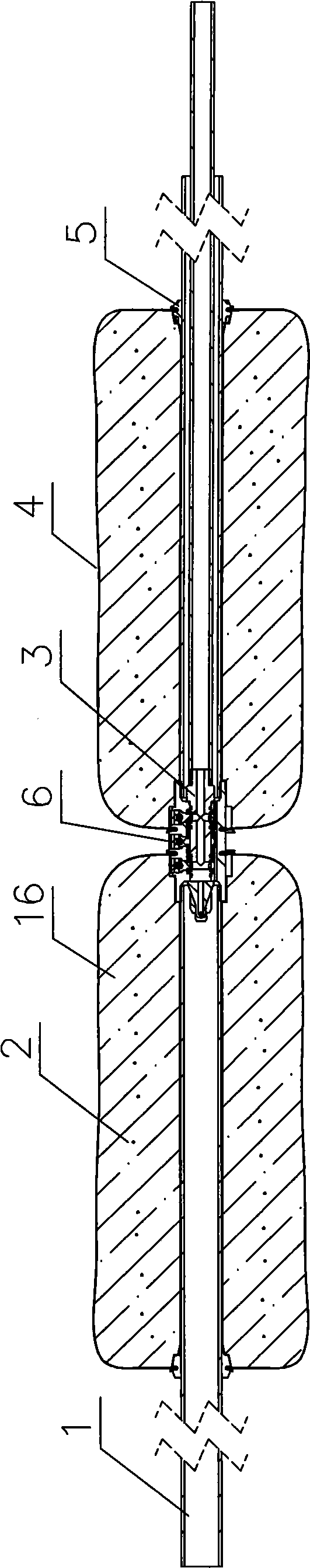 Gas extraction secondary high-pressure slip-casting hole-sealing apparatus and its hole-sealing method