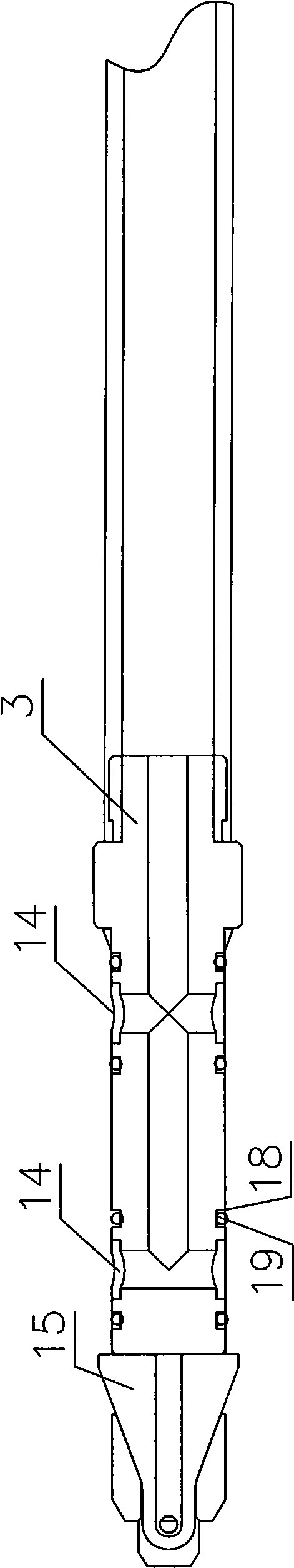 Gas extraction secondary high-pressure slip-casting hole-sealing apparatus and its hole-sealing method