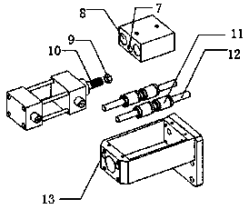 Multi-shaft body for drilling machine