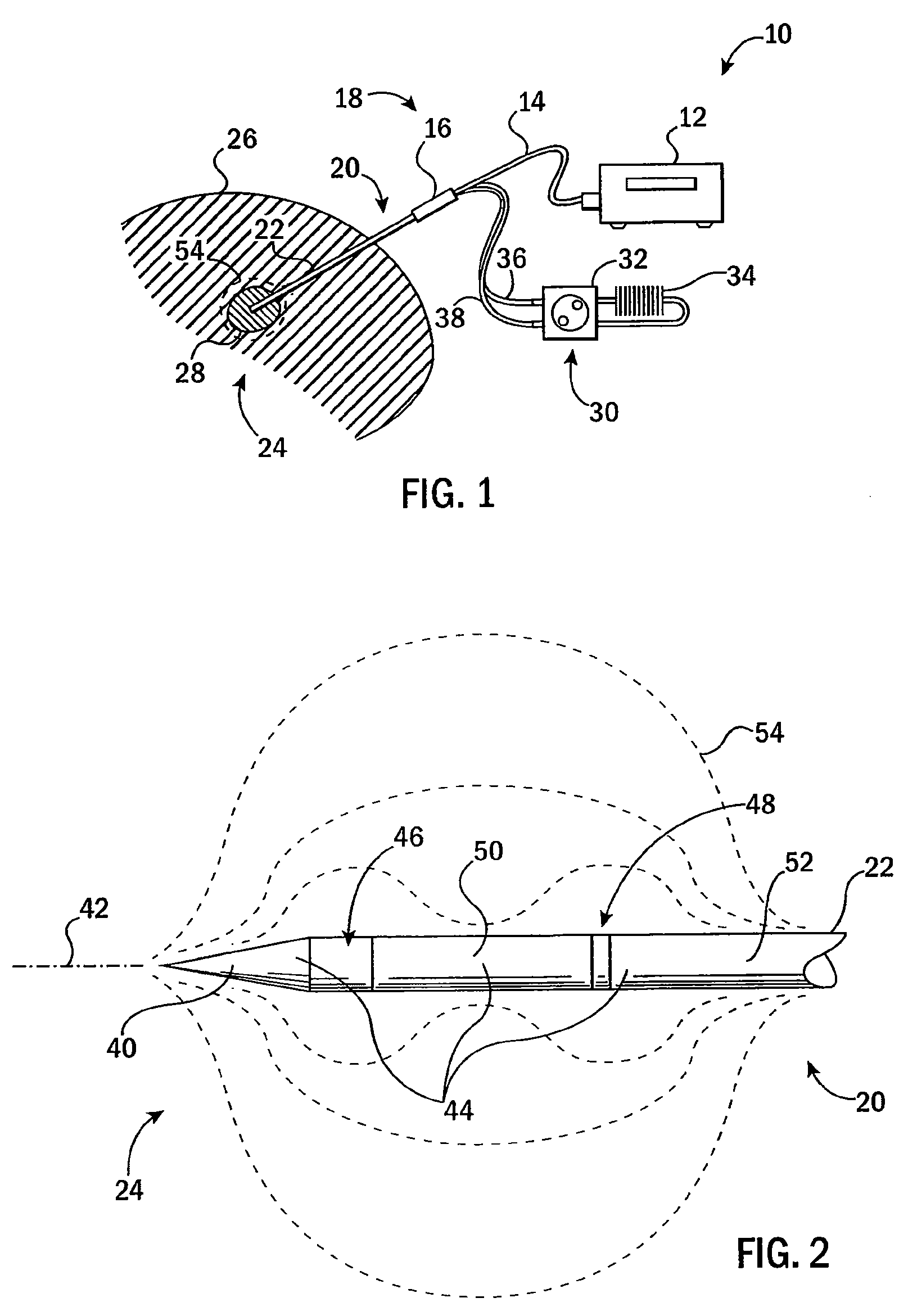 Feeding Structure for Dual Slot Microwave Ablation Probe