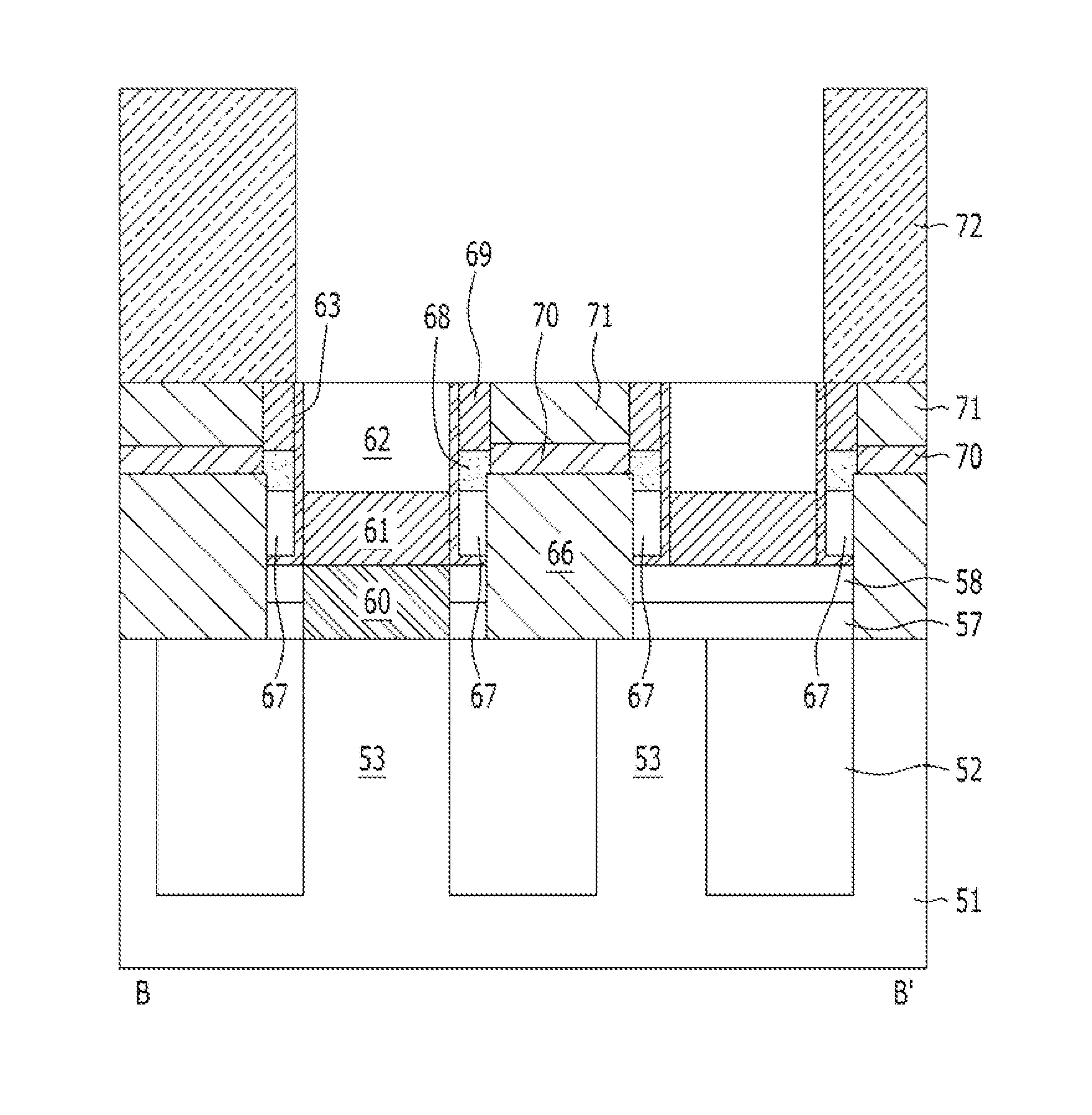 Semiconductor device including air gaps and method of fabricating the same