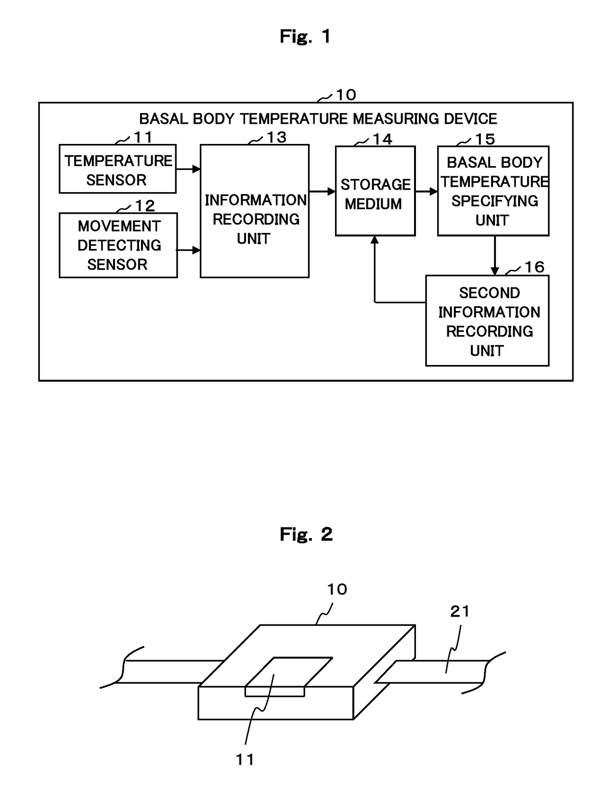Basal body temperature measuring system and basal body temperature measuring device