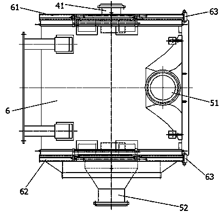 Wide-passage and equal-cross-section flow passage spiral plate type cooler