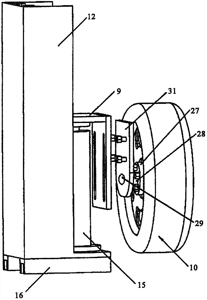 Open type servo vibration work measurement system and method for achieving vehicle power or road tests