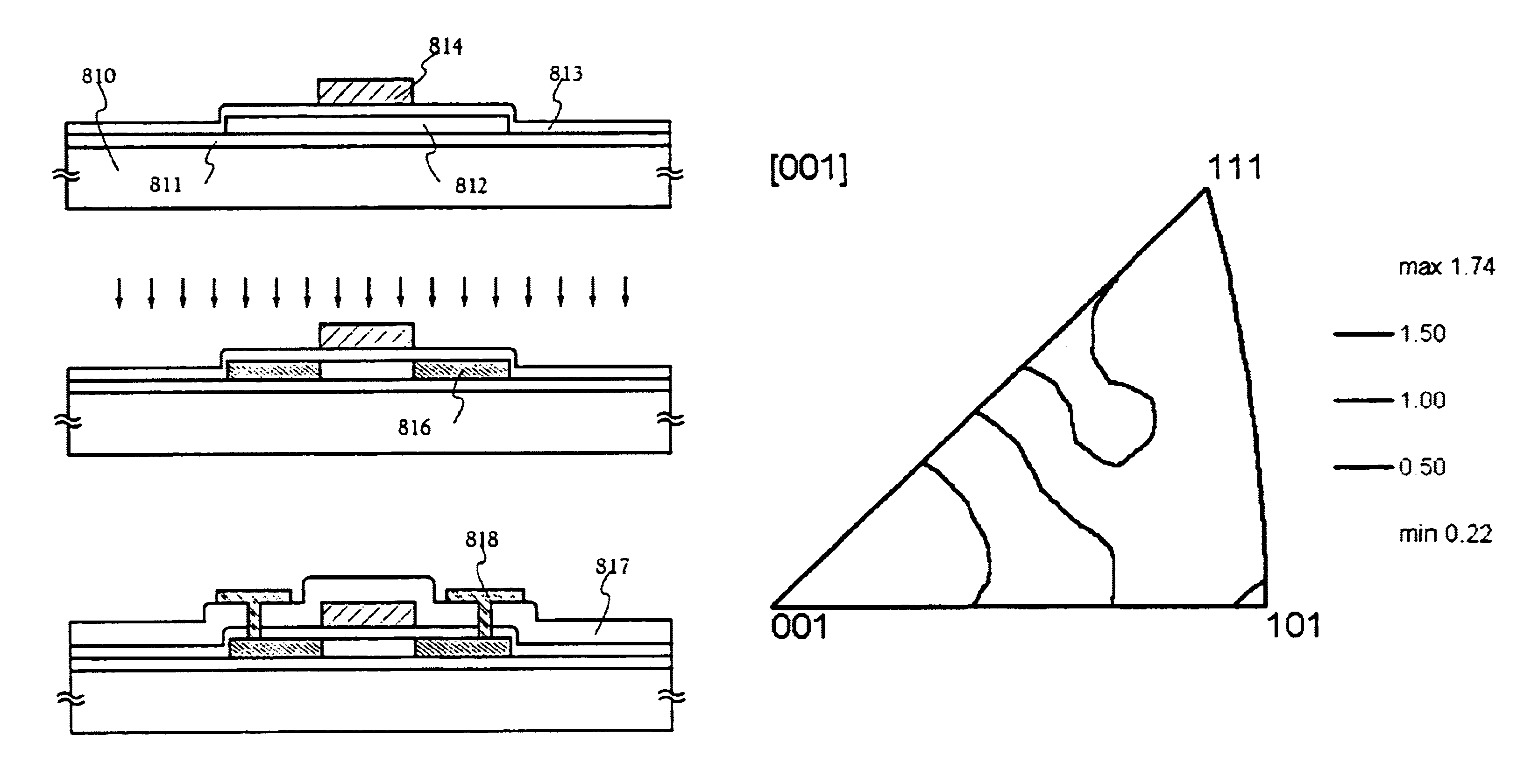 Thin film transistors and semiconductor device