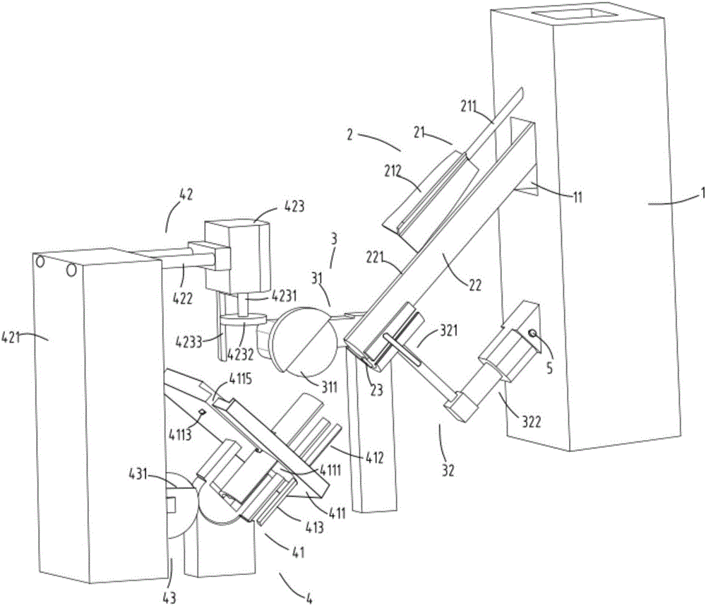 Ring opening stirring, arranging and step polishing equipment