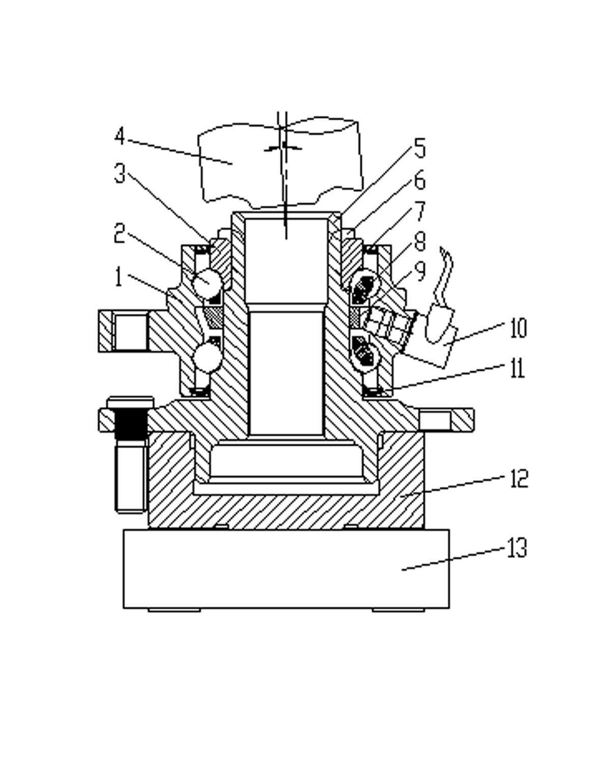 Spinning riveting assembly and manufacturing method of automobile hub bearing unit