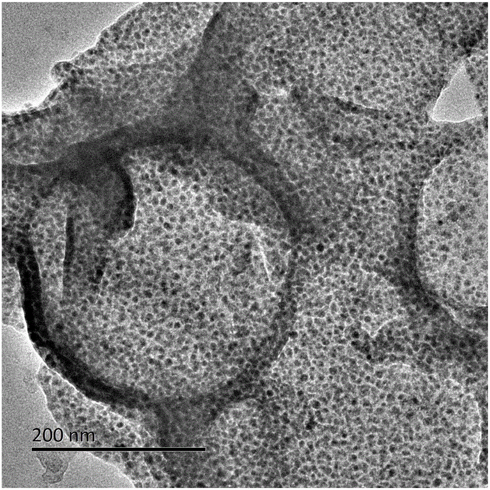 Nitrogen-doped porous carbon nanosheet-supported non-noble metal catalyst and preparation method thereof