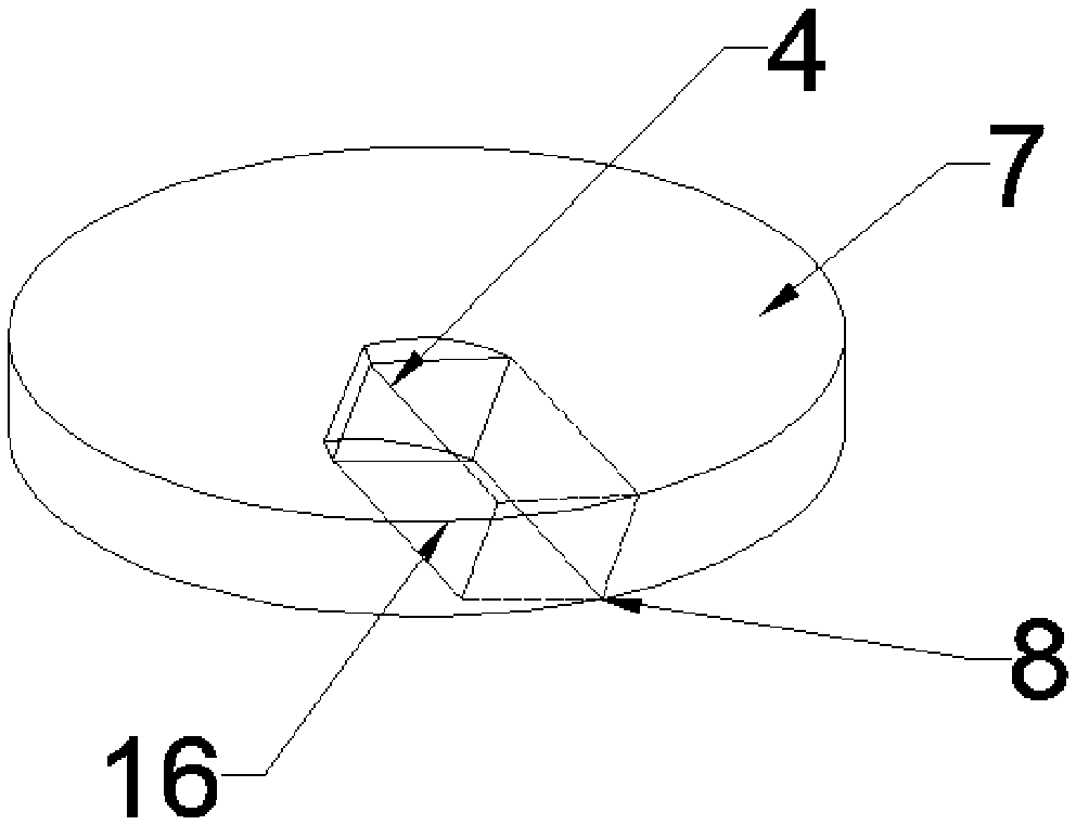 Lotus root slicing device provided with lotus root knot separating part