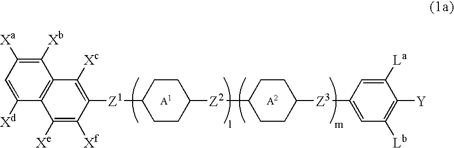 Naphthalene compound with terminal hydrogen, liquid crystal composition including the compound, and LCD device including the liquid crystal composition