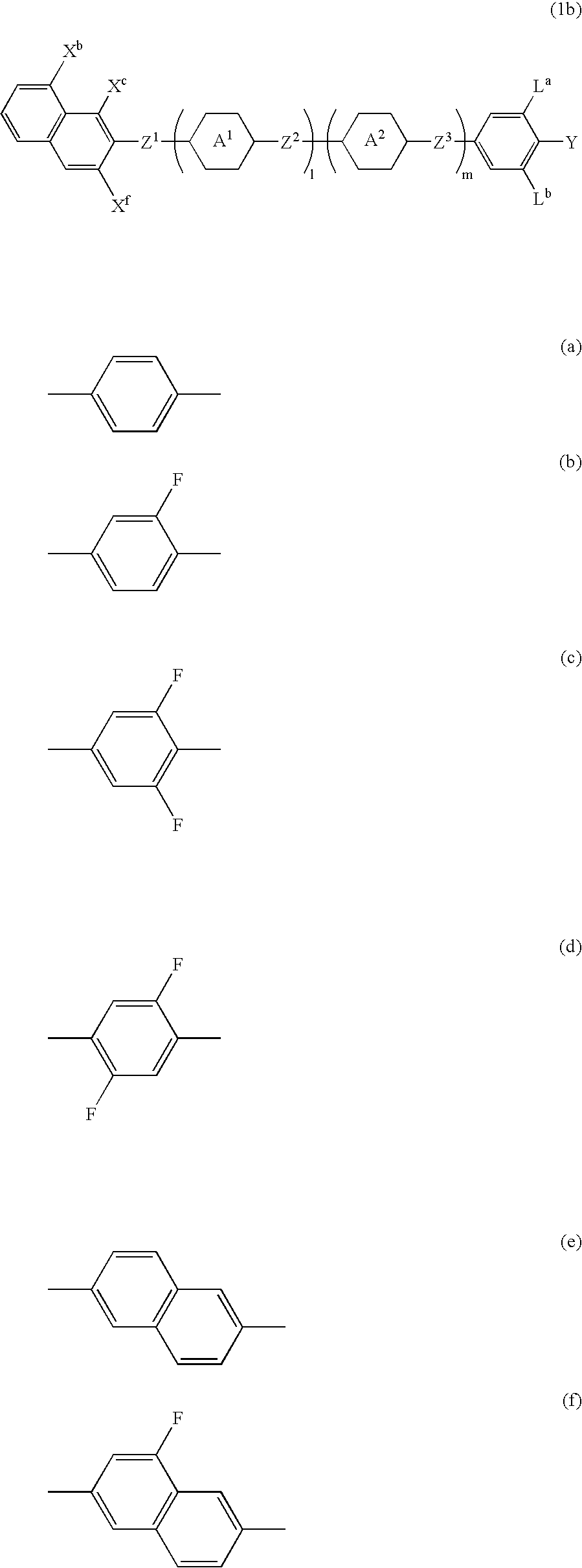 Naphthalene compound with terminal hydrogen, liquid crystal composition including the compound, and LCD device including the liquid crystal composition