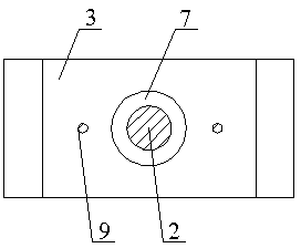 Round steel lifting mechanism