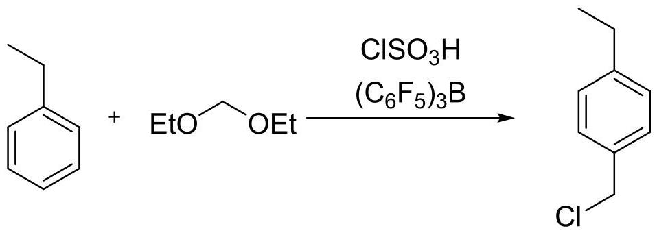 Preparation method of 4-ethylbenzyl chloride