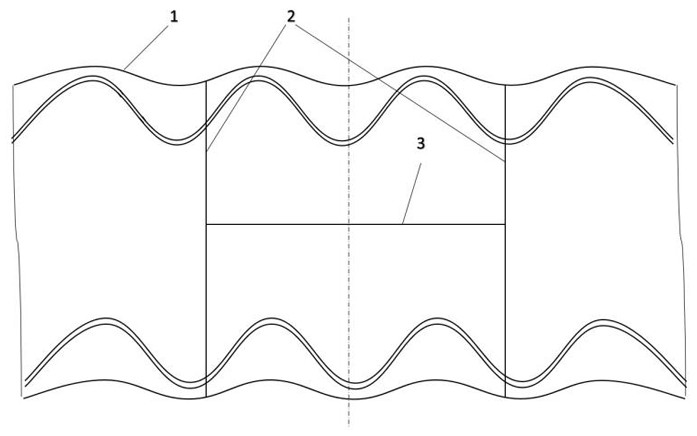 A method for removing and repairing the outer sheath when repairing the buffer layer of a high-voltage cable