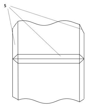 A method for removing and repairing the outer sheath when repairing the buffer layer of a high-voltage cable