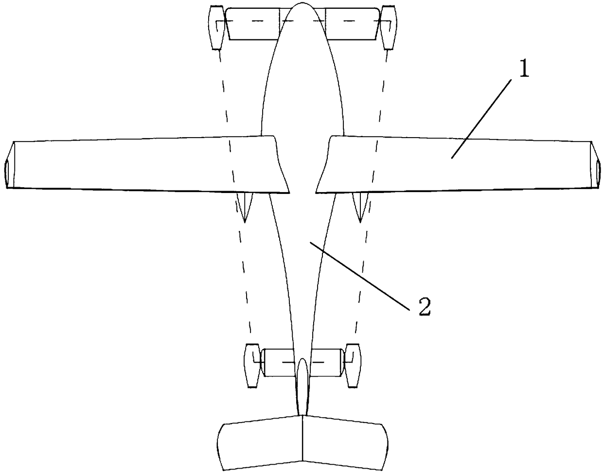 Propulsion system and canard coaxial rotating device of tilting power general-purpose plane