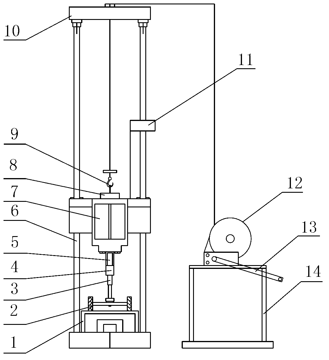 Magnetorheological buffering unit structure based on impact load and control method thereof