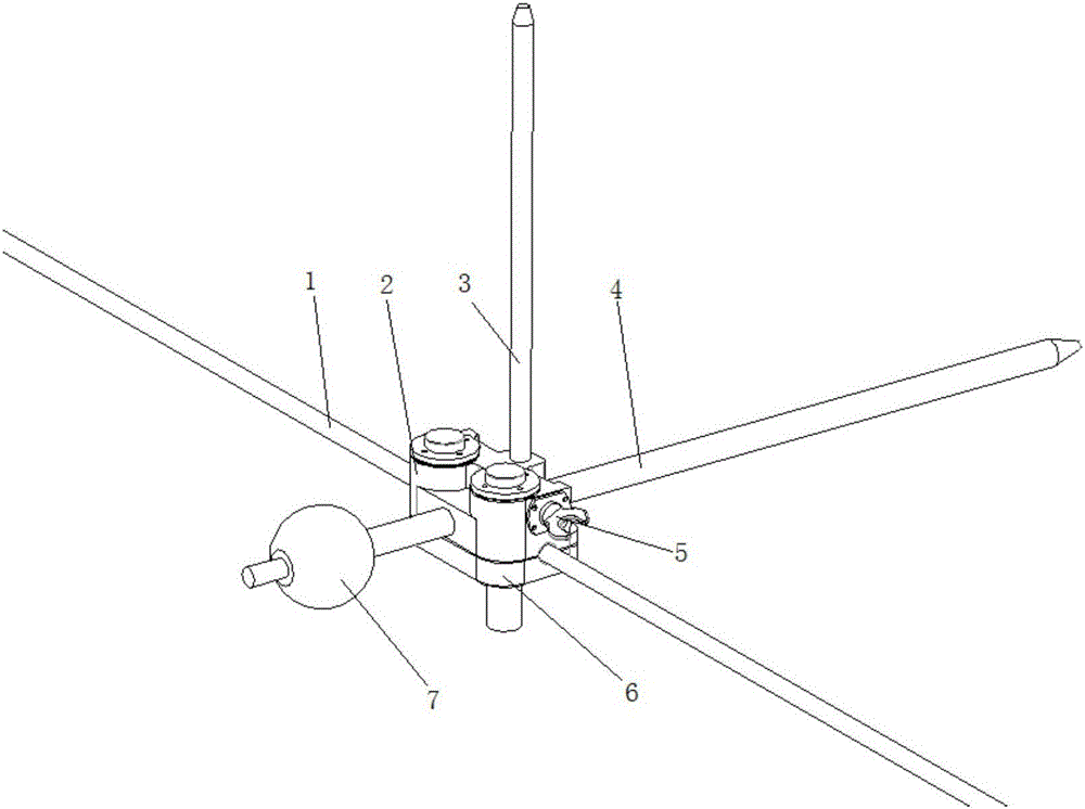 Lightning rod for shielding failure of overhead transmission line and method