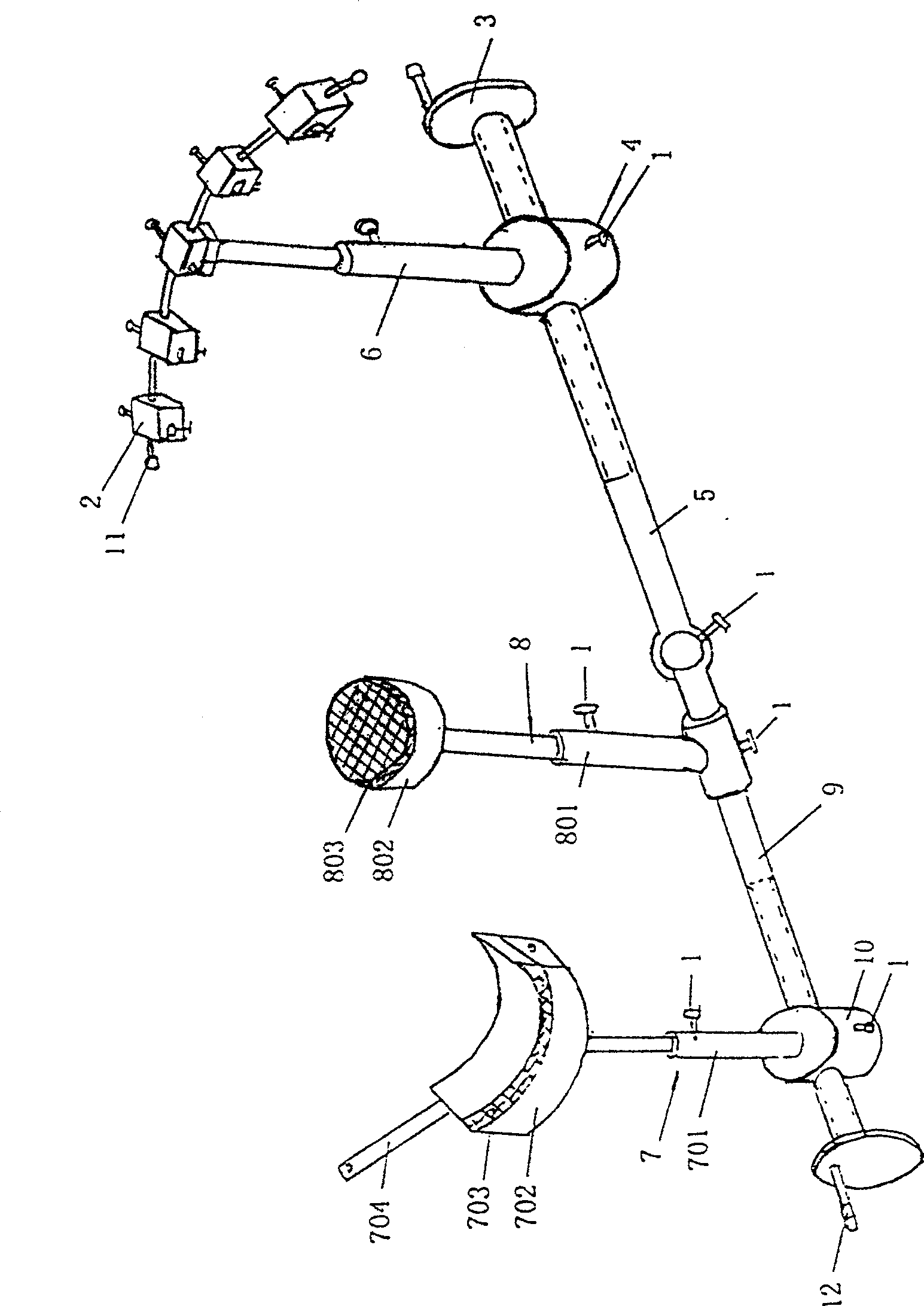 Tractor for radius far-end fracture diaplasis and shoulder joint dislocation