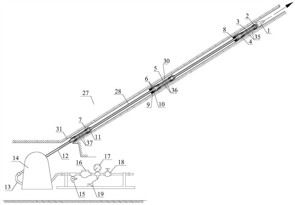 Segmented Observation System for Mining Damage Zones on Mine Roof and Floor